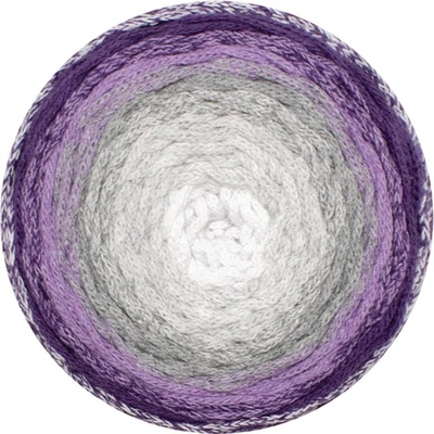 Chainy Cotton Cake ReTwisst 09 variace bílá, šedá, fialová