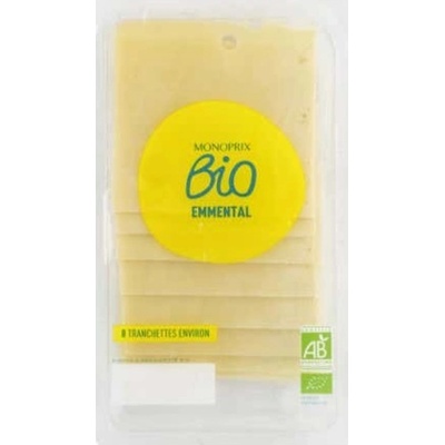 Monoprix Biologique BIO Ementál plátky 160 g