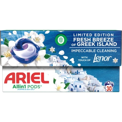 Ariel All in1 Pods Kapsle na praní Fresh Breeze of Greek Island 30 PD – Zboží Mobilmania