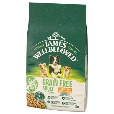 James Wellbeloved Adult bohaté na krůtu a zeleninu 10 kg
