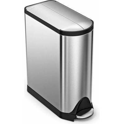 Simplehuman Pedálový na tříděný odpad/ – 40l 20/20/ butterfly/ matná ocel CW2017