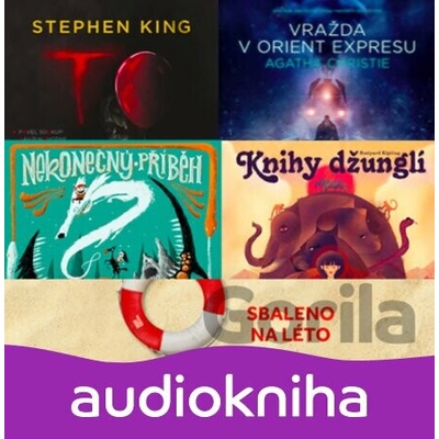 Audio roku 2017 komplet TO, Vražda v orient expresu, Knihy džunglí, Nekonečný příběh