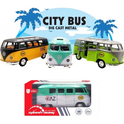 Alltoys Autobus mini červeno-bílý