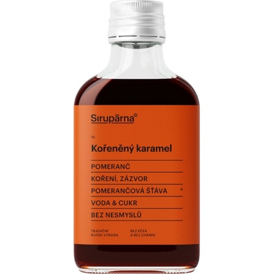 Sirupárna Domácí Kořeněný Karamel Sirup 100 ml