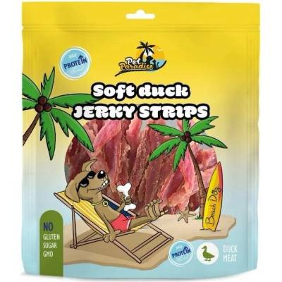 Pet Paradise Soft Duck Jerky Strips 230 g