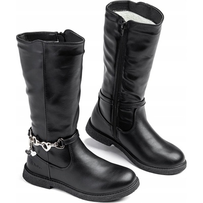 Wojtyłko dětské kozačky černé – Zboží Dáma