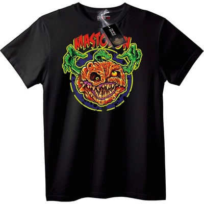 NOONEBRAND Тениска Mastodon Хелоуин тиква - 2XL, White