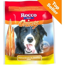 Rocco Chings sušené maso pro psy Tyčinky z kuřecích prsíček 250 g