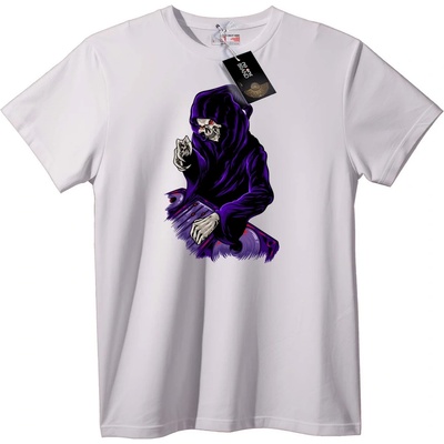 NOONEBRAND Тениска DJ Жътваря - L, White