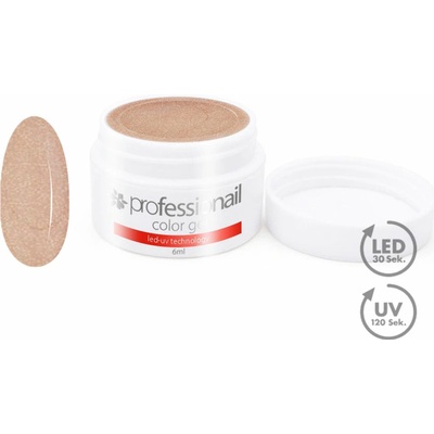 Professionail Farebný LED-UV gél Glimmer Cream 5 ml