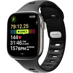 Nomad Силиконова каишка за Apple Watch 44мм, 45мм, 46мм, Ultra, Ultra 2, Ultra 49мм - Nomad Tempo Band 20mm (черен) (194483114040)
