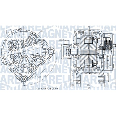 Generátor MAGNETI MARELLI 063732058010