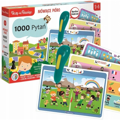 Clementoni Interaktívne pero 1000 kvízov