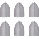 L-Style Shell Lock Ring plastové bílé 6ks