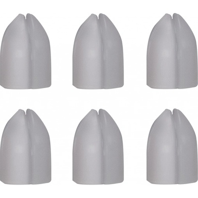 L-Style Shell Lock Ring plastové bílé 6ks – Zboží Dáma