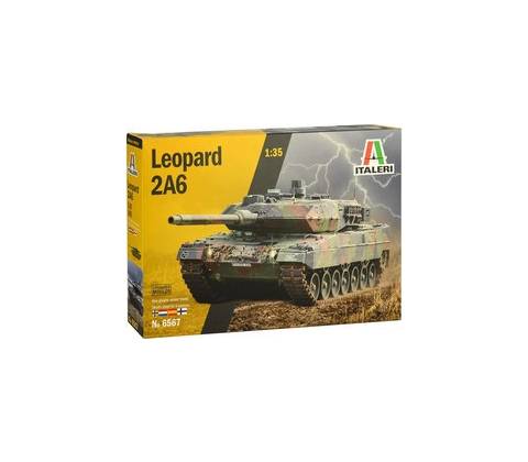 Italeri Model Kit Leopard 2A6 6567 1:35