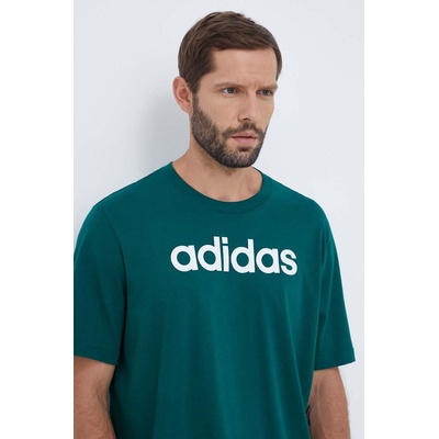 Adidas Памучна тениска adidas 0 в зелено с принт IJ8658 (IJ8658)