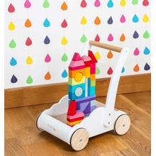 Le Toy Van Petilou Vozík s dúhovými kockami