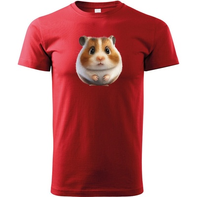 Dětské triko Křeček červená