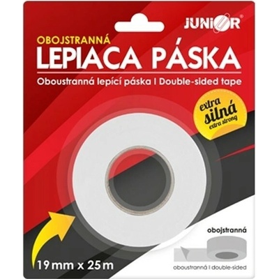 Junior Lepiaca páska obojstranná extra silná 19 mm x 25 m