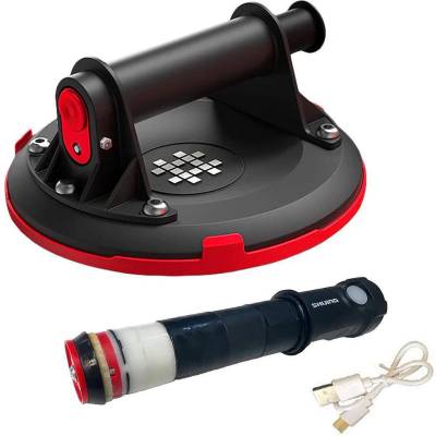 SHIJING Вакуум вендуза shijing p612 с акумулаторна помпа p617, 203 мм, до 110 кг (uni-09658)