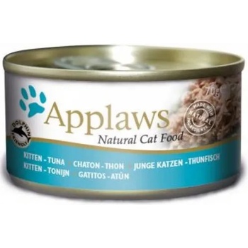 Applaws Kitten Tin in Jelly with Tuna - Месни хапки за котенца с риба тон в желе 70 гр 1036CE-A