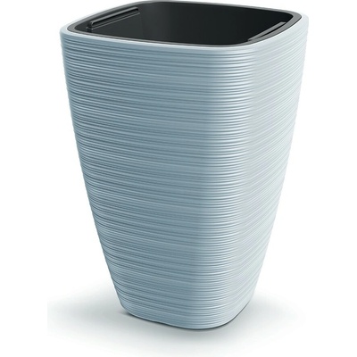 Prosperplast Plastový kvetináč Venas Square svetlosivý, 38,8 cm