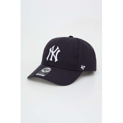 47 brand Шапка с козирка 47 brand MLB New York Yankees в тъмносиньо с апликация (B.BLPMS17WBP.NYB)