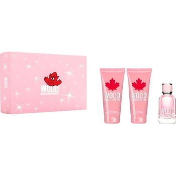 Dsquared2 Dsquared2 Wood For Her Подаръчен комплект за жени Размер EDT 50 ml + 100 ml душ гел + 100 ml лосион за тяло