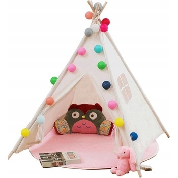 KX KX5187 detský stan Tipi Wigwam 135 cm sivý