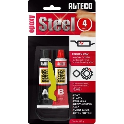 Alteco Epoxy Steel 4 min lepidlo 27 g