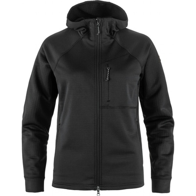 Fjällräven Abisko Grid Fleece Hoodie W Размер: L / Цвят: черен