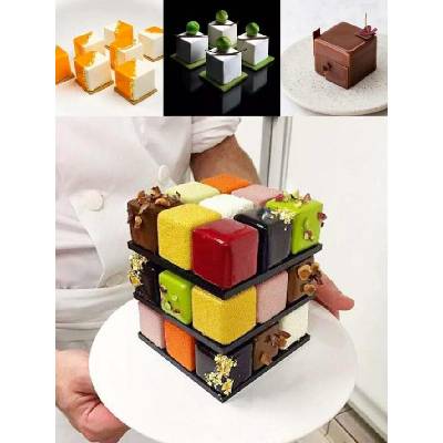 Silicolove forma na mousse desert rubikovka 3,5cm