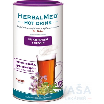 Dr.Weiss HerbalMed Hot Drink nachlazení a rýma pri nádche a prechladnutí 180 g