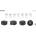 A4Tech USB hub A4tech HUB-30C, 4 ports, USB 3.0, 5120 Mbit/s, Black (28577)