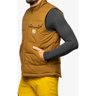Carhartt Loose Fit Montana Insulated Vest oak brown