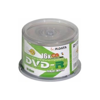 Ridata DVD-R Printable, 4.7Gb, 16X, 50 бр шпиндел