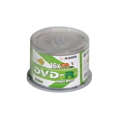 Ridata DVD-R Printable, 4.7Gb, 16X, 50 бр шпиндел