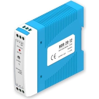 Teltonika – Napájací zdroj na DIN lištu, 20 W, 12 V