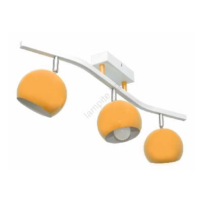 Точково осветително тяло MORRIS 3xE27/15W/230V оранжева (HE0376)