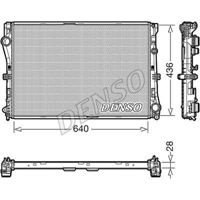 Chladič, chlazení motoru DENSO DRM17103