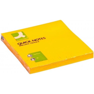 Q-CONNECT Bloček Q-CONNECT neónové 76x76mm oranžové (QC010517)
