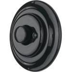 Reblig - Порцеланов ретро ротационен димер с рамка 250V/10A черен (RG0199)