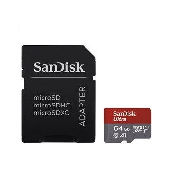 SanDisk microSDXC 64GB UHS-I U1 SDSQUAR-064G-GN6MA