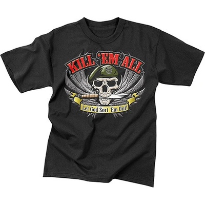 Rothco triko KILL’EM ALL černá