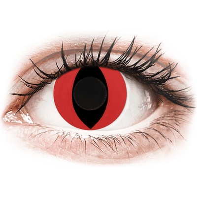 Gelflex Crazy Lens Cat Eye Red 2 pcs without diopter