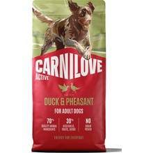 Carnilove Active Dog Made with Duck & Pheasant for Adult All Breeds 12 kg