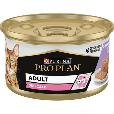 Pro Plan Adult Cat Delicate morčacie kúsky v paštéte 85 g