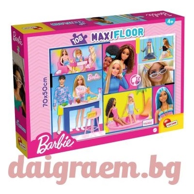 Lisciani Пъзел LISCIANI 109654 - 108 части - Барби, Barbie (LI109654)