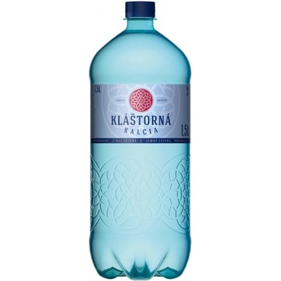 Kláštorná Kalcia Prírodná minerálna voda jemne sýtená 1,5 l